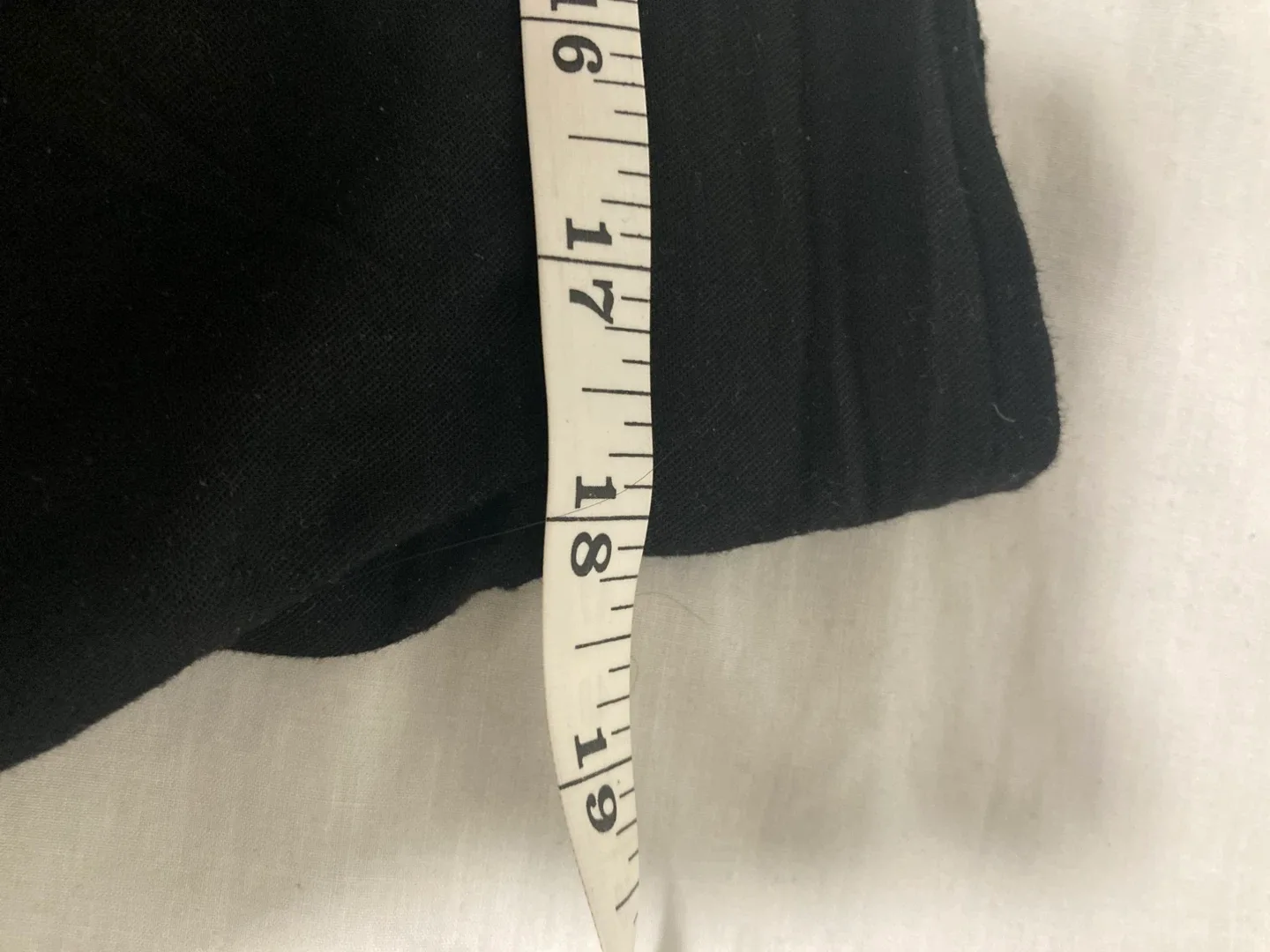 High waisted raised black wide leg trousers image indicator(3)