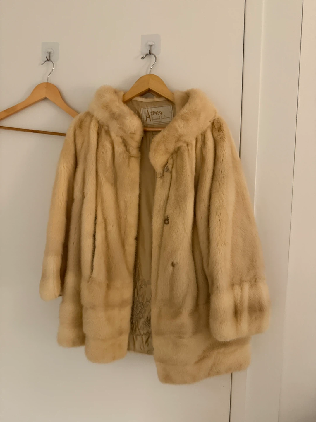 Real Mink Fur Coat Vintage