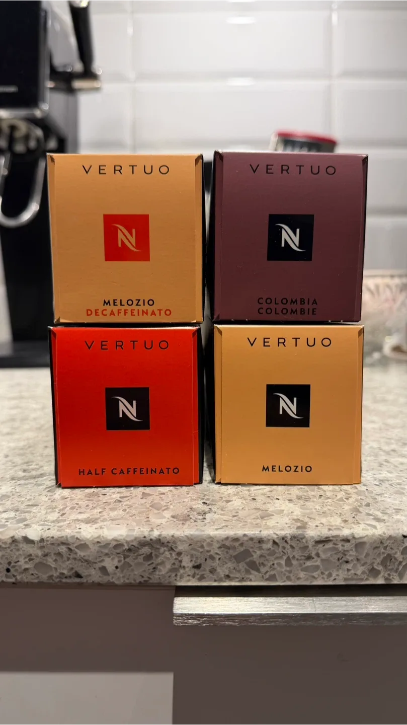 Nespresso Vertuo Capsules - Bundle of 4 (Unopened)