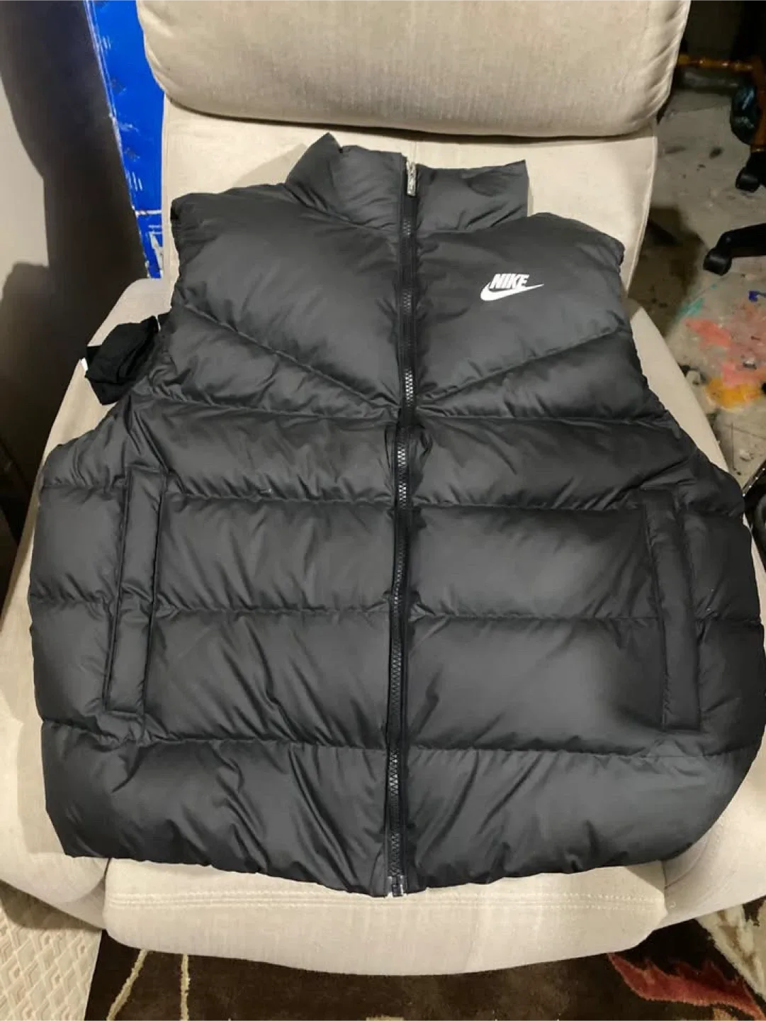 Nike Black Puffer Vest
