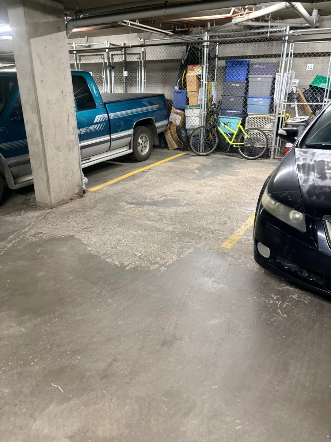 Rent parking stall during winter