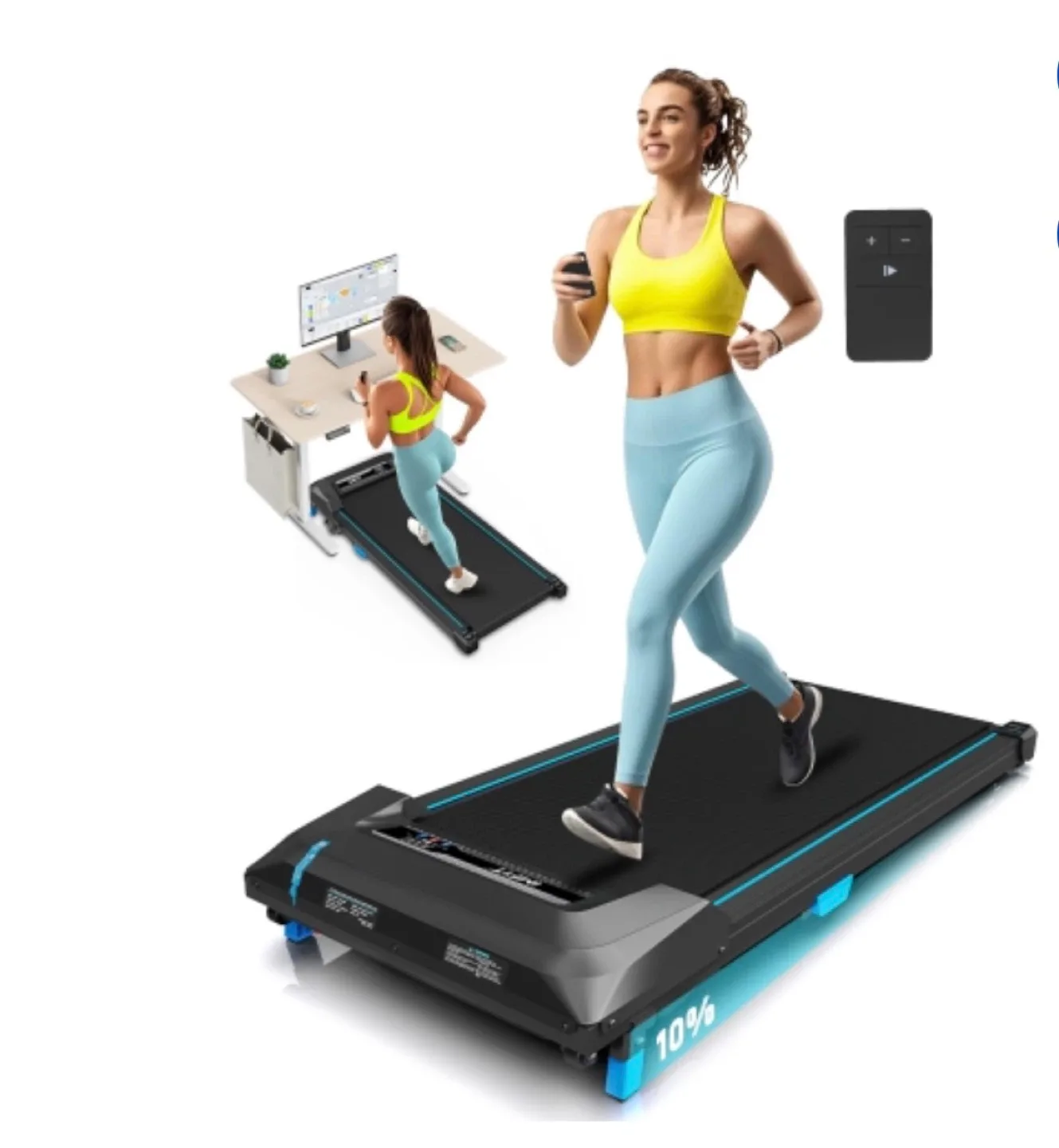 3 in 1 Treadmill - Walking, Working, Running image indicator(2)