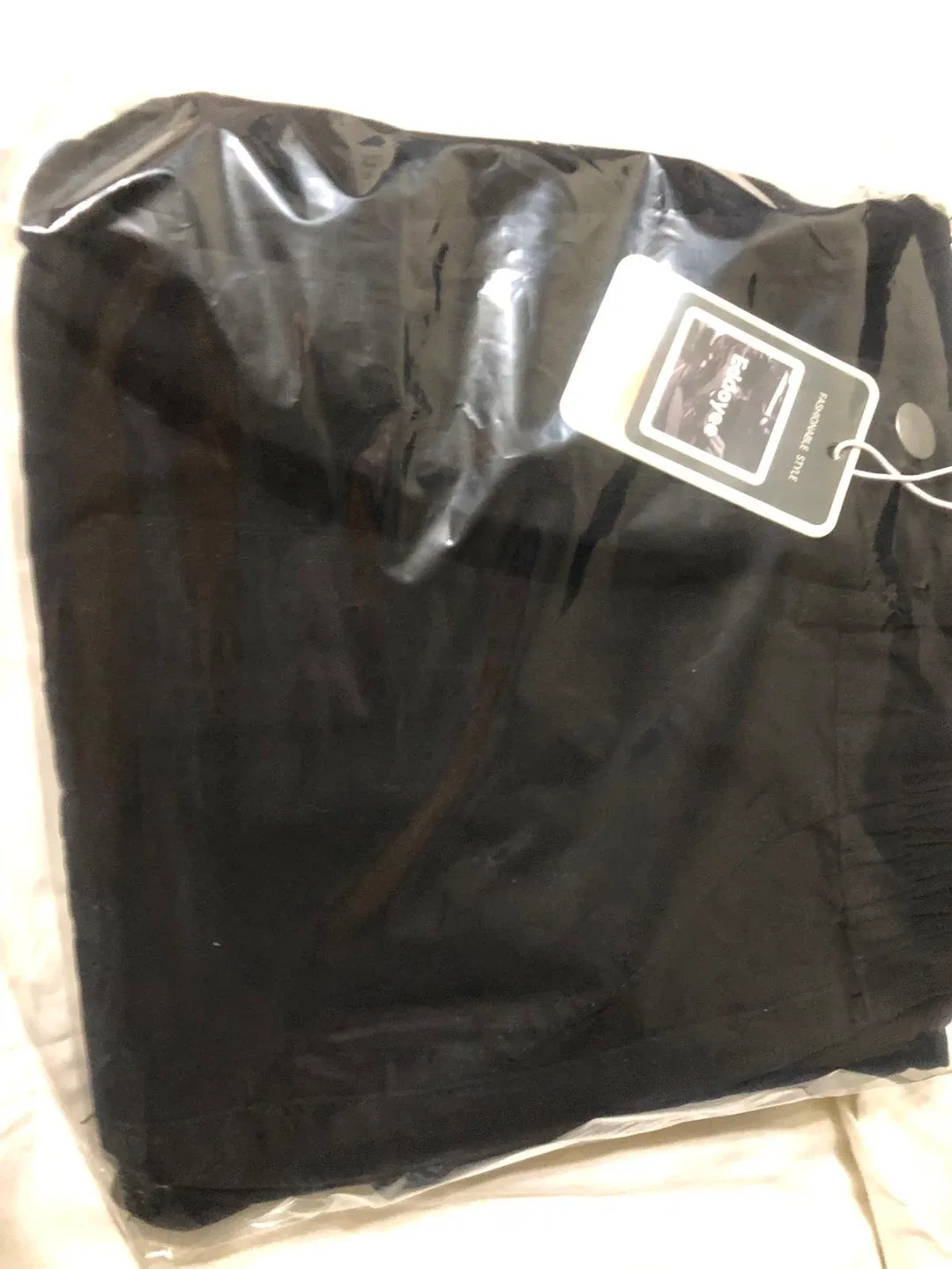 Eddoyee Black Cargo Pant small size  - New image indicator(2)