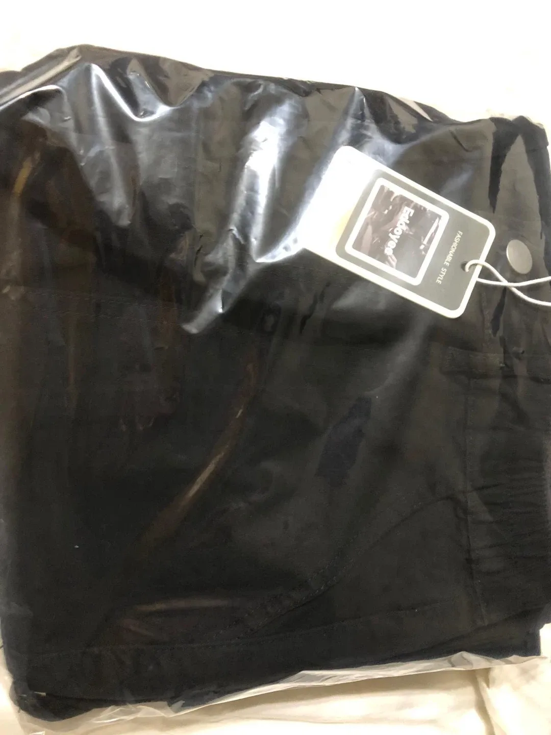 Eddoyee Black Cargo Pant small size  - New image indicator(3)