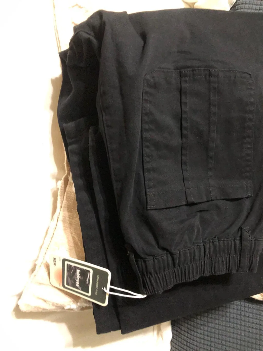 Eddoyee Black Cargo Pant small size  - New image indicator(5)