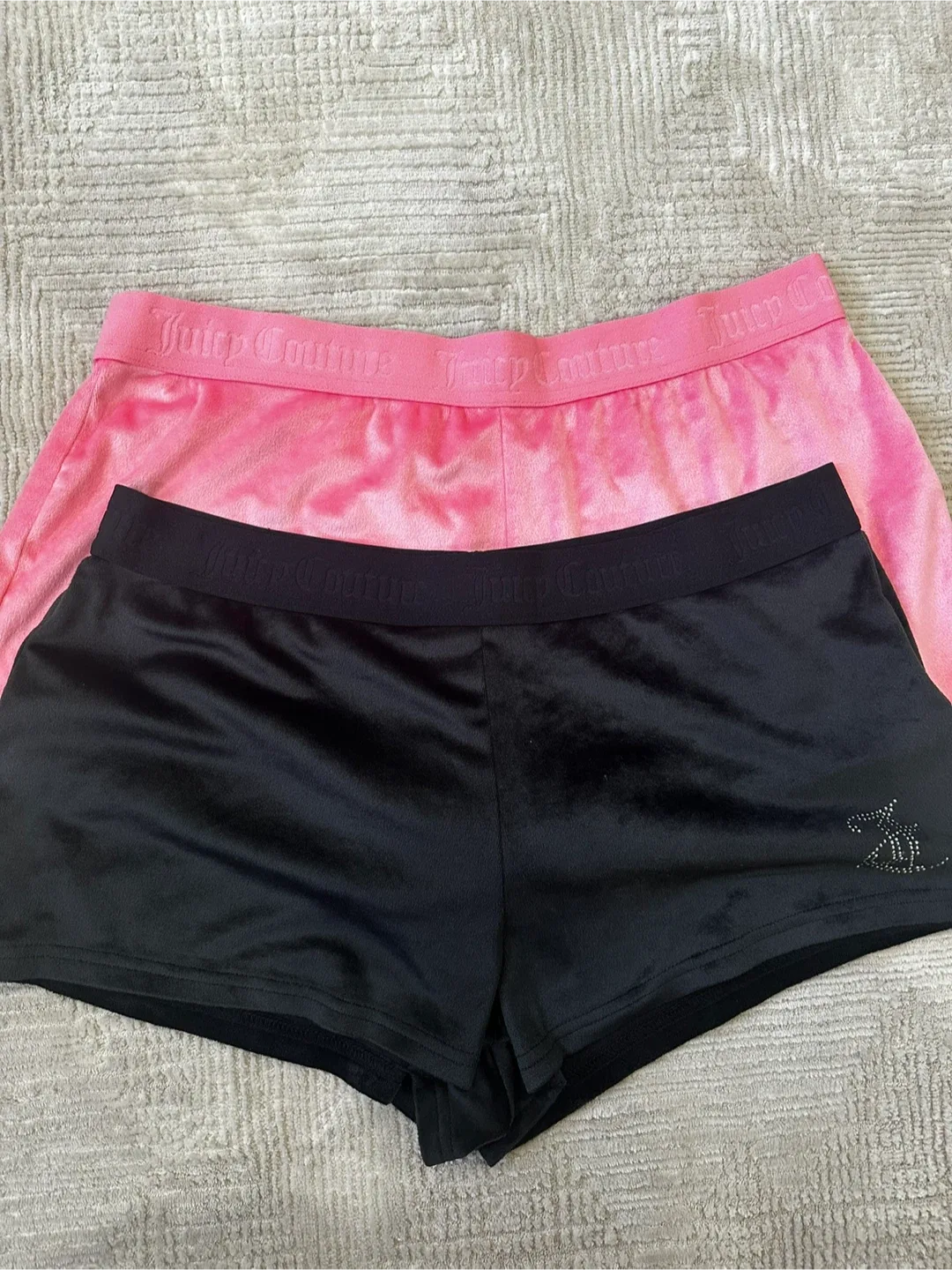 Juicy Couture Shorts - Pink & Black