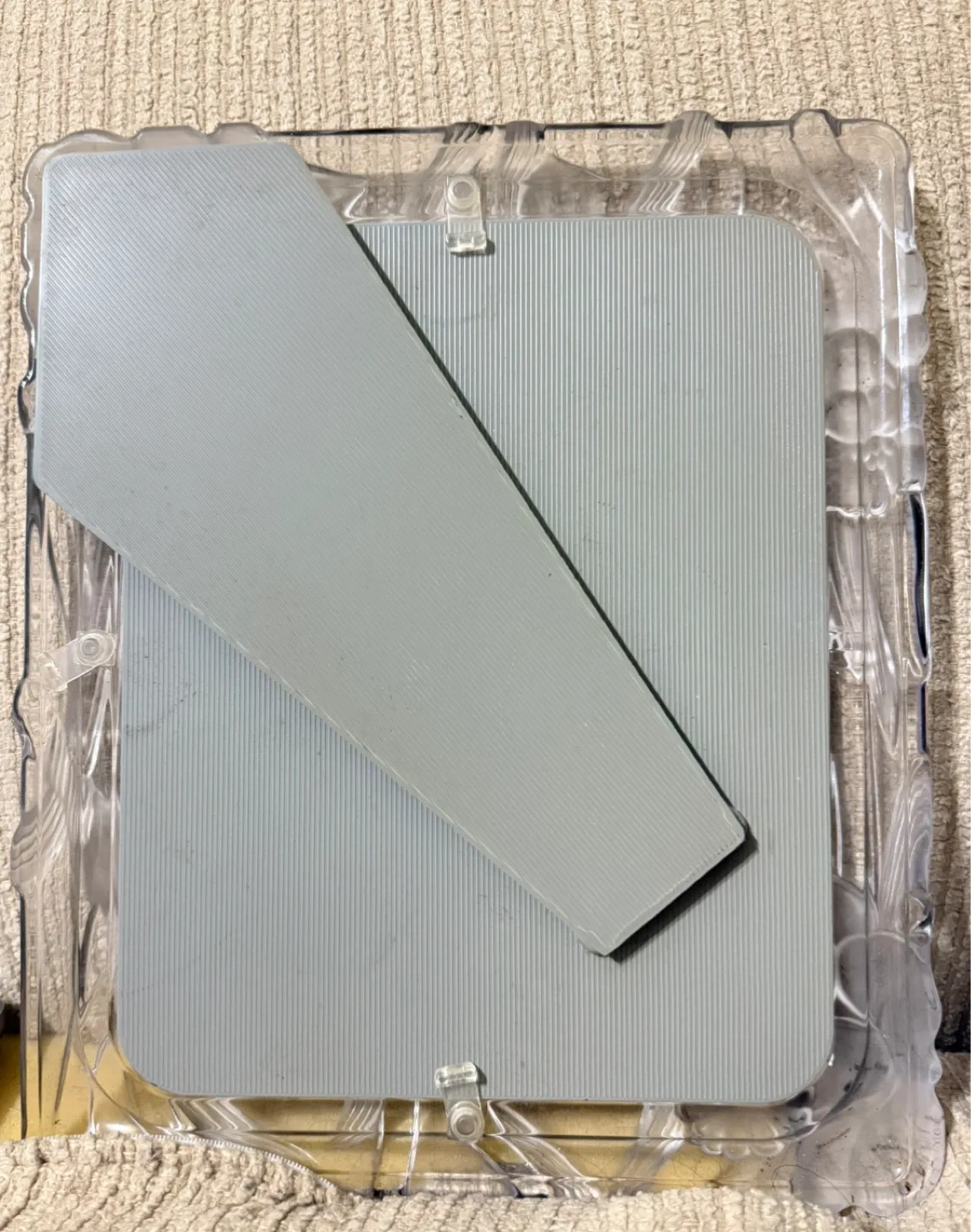 Heavy Cut Crystal Picture Frame with Metal Back | Elegant Floral image indicator(4)