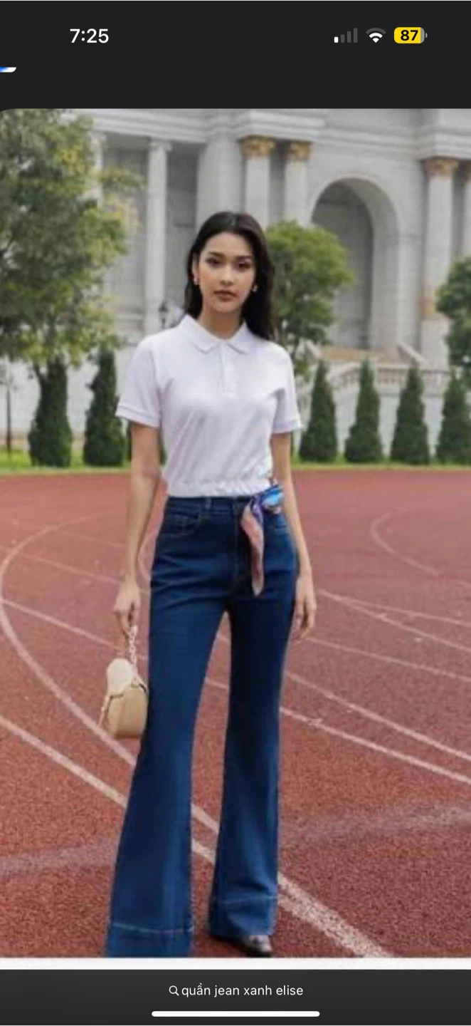 Flare Leg Jeans - pants length 110 cm(6475621363)message - photo 2