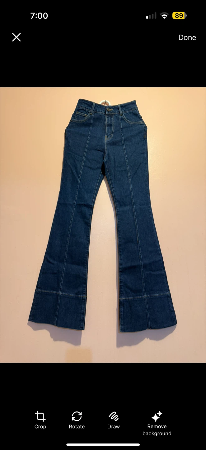 Flare Leg Jeans - pants length 110 cm(6475621363)message