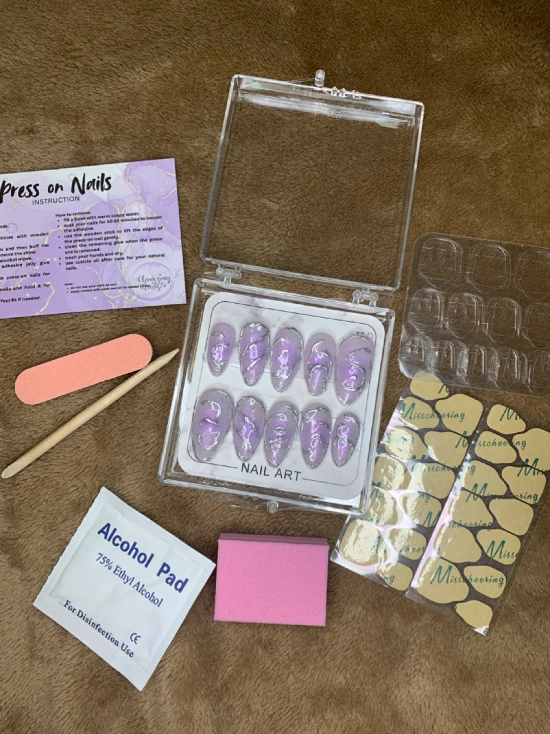 Press on Nails - Kpop Demon Zoey nails (size M) - photo 3