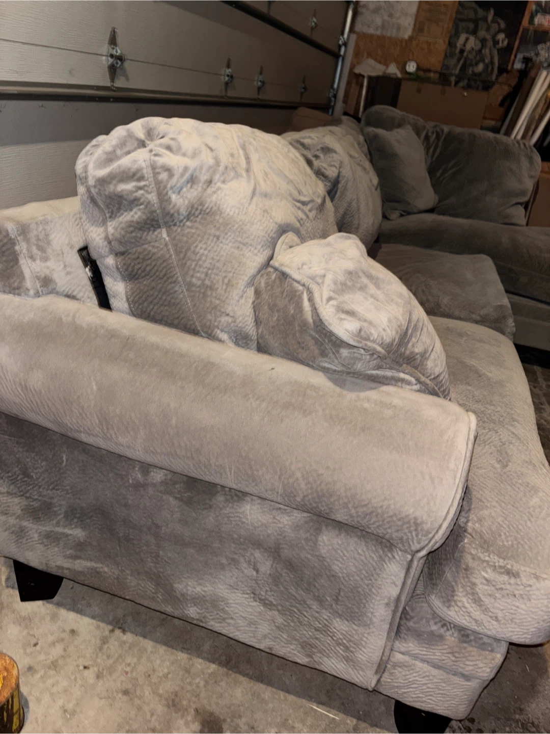 Grey sectional . Easy garage pick up - photo 4