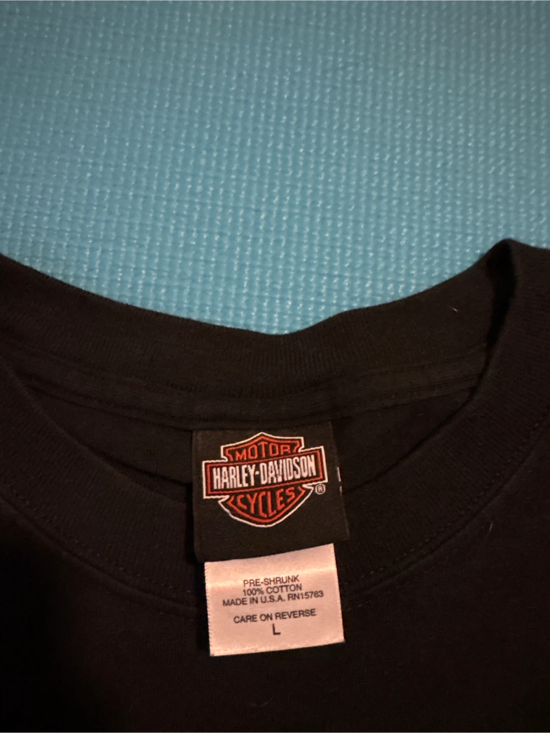 Harley-Davidson Black T-Shirt - Size L - photo 3