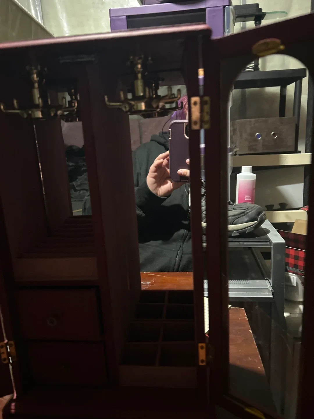 Vintage Wooden Jewellery Cabinet image indicator(3)