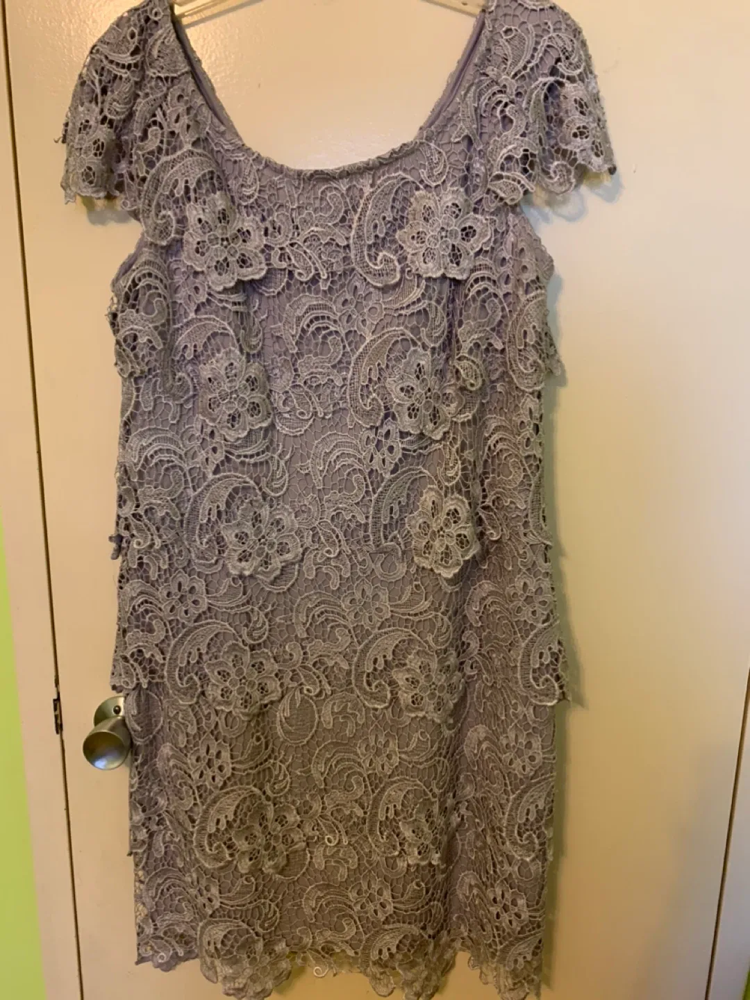 Lace Dress - Grey