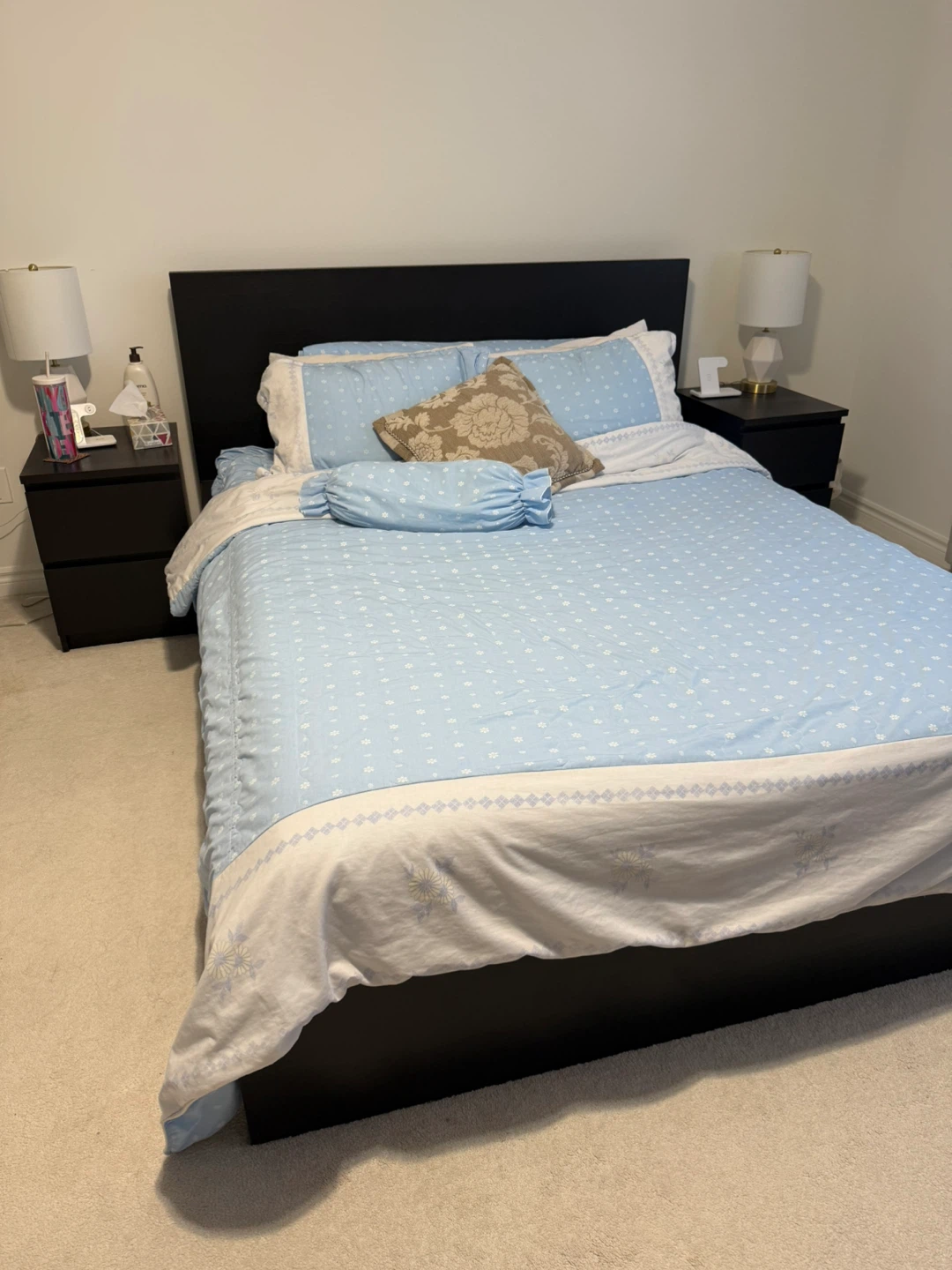 IKEA queen size Malm Bed Frame & mattress - photo 2