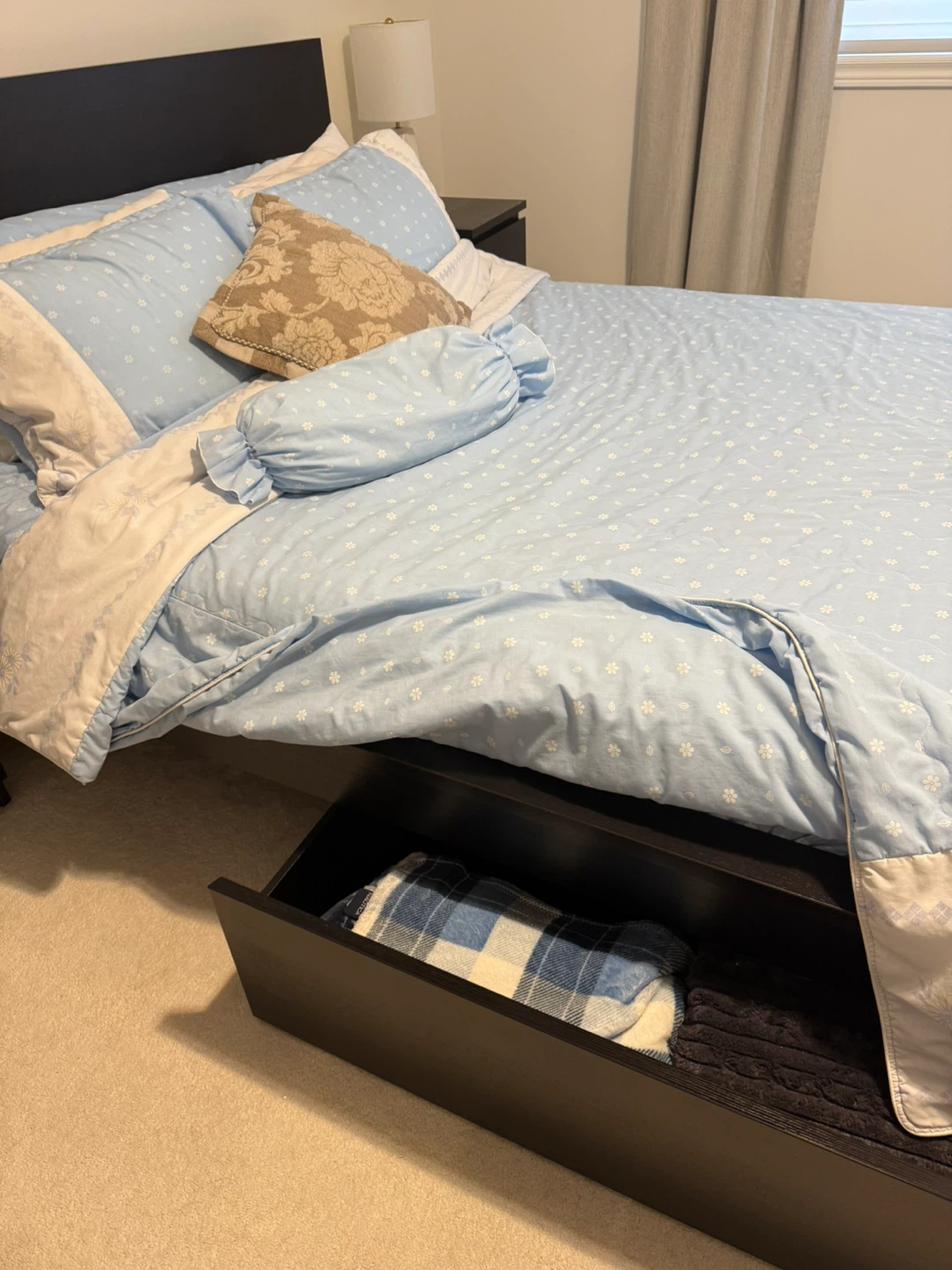 IKEA queen size Malm Bed Frame & mattress - photo 3