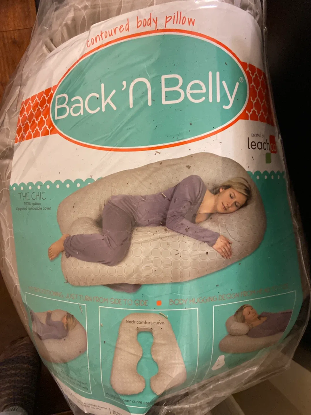 Leachco Back 'N Belly Contoured Body Pillow
