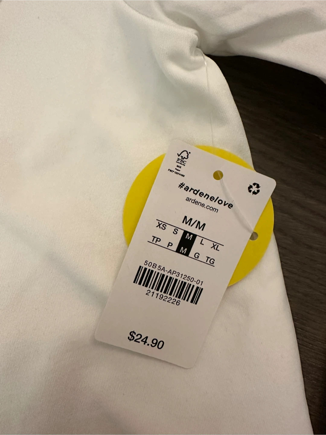 (New) Ardene White Long Sleeve Top - Size M - photo 3