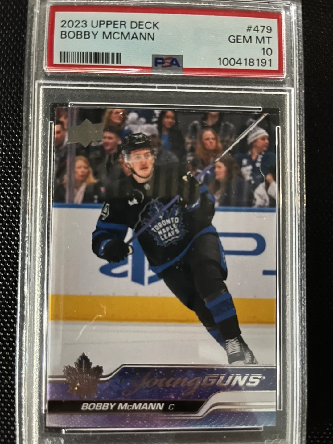 2023 Upper Deck Bobby McMann Young Guns PSA 10