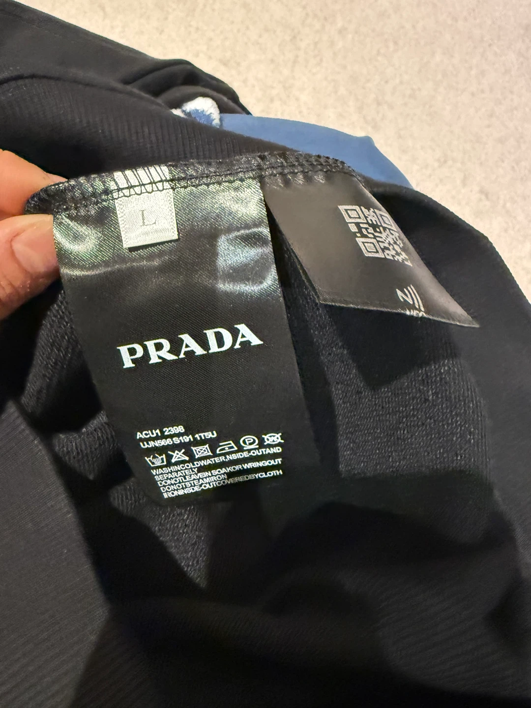 Prada Black Sweatshirt - Size L - photo 4