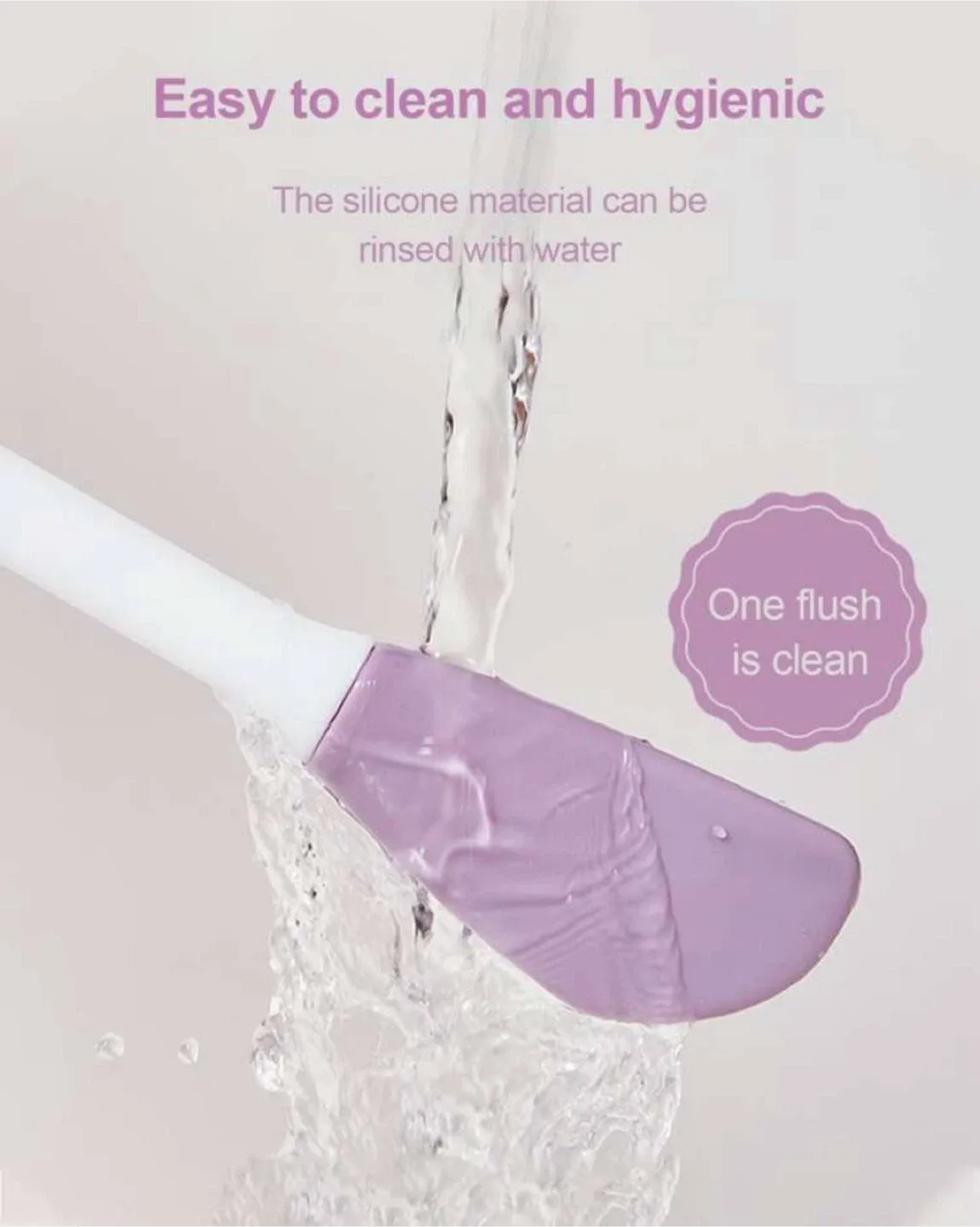 Double head silicone face mask brush , massager , spatula image indicator(6)