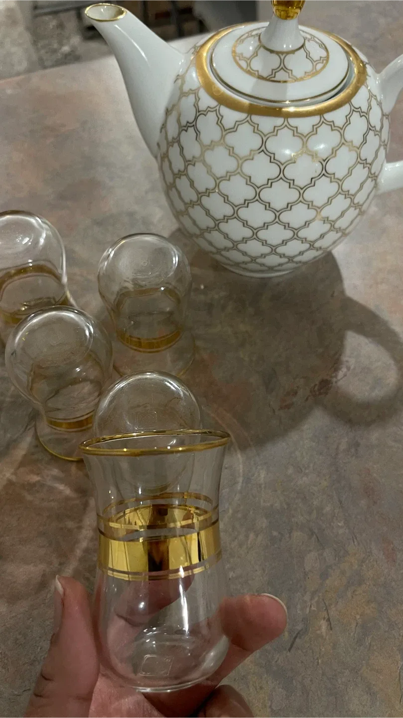 Tea Set with Teapot and5 Cups image indicator(3)