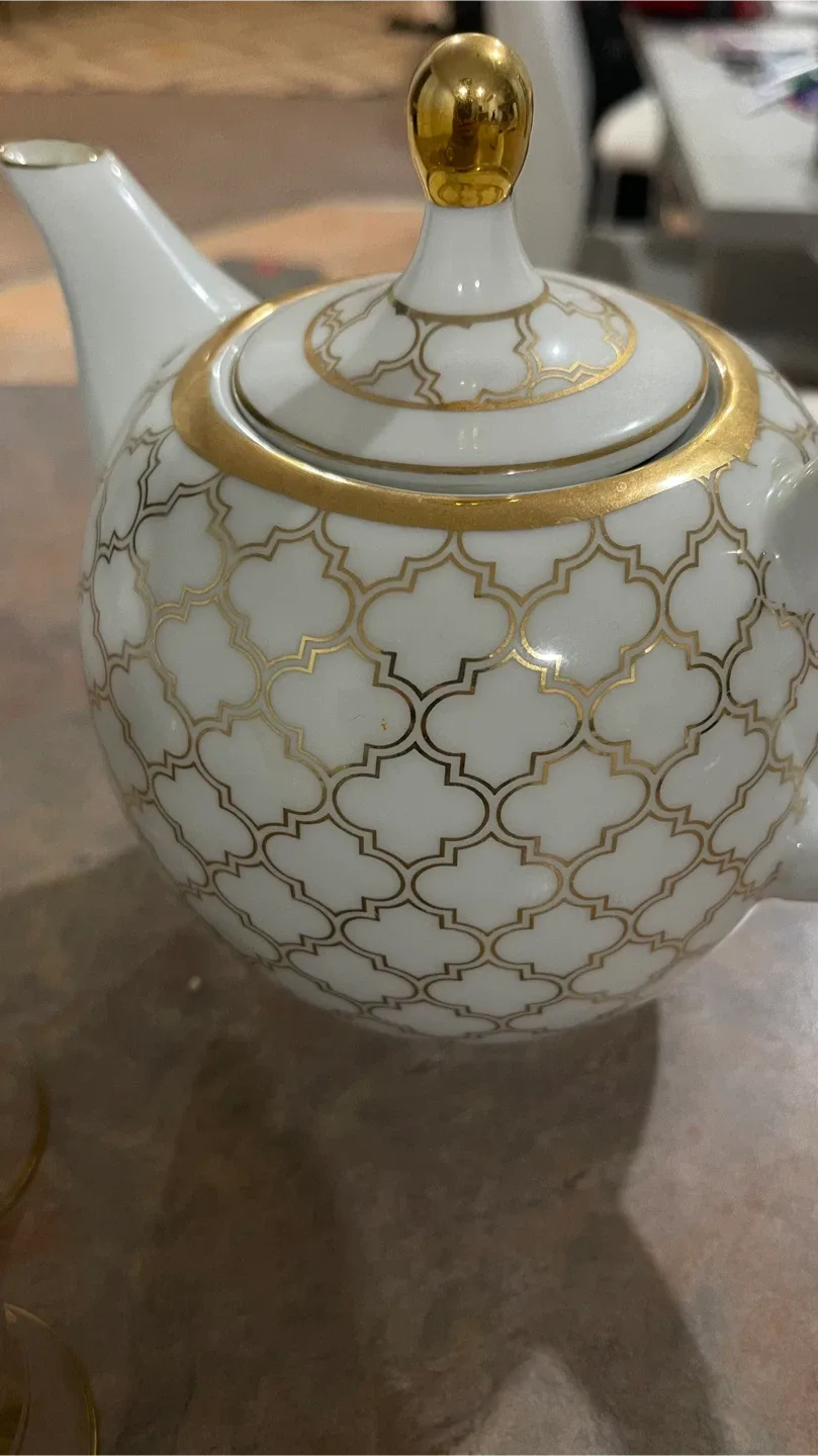 Tea Set with Teapot and5 Cups image indicator(4)