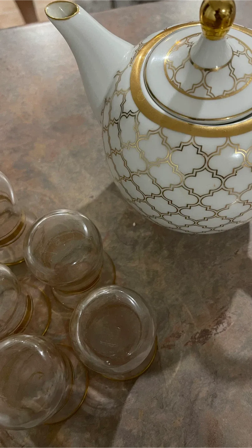 Tea Set with Teapot and5 Cups image indicator(2)