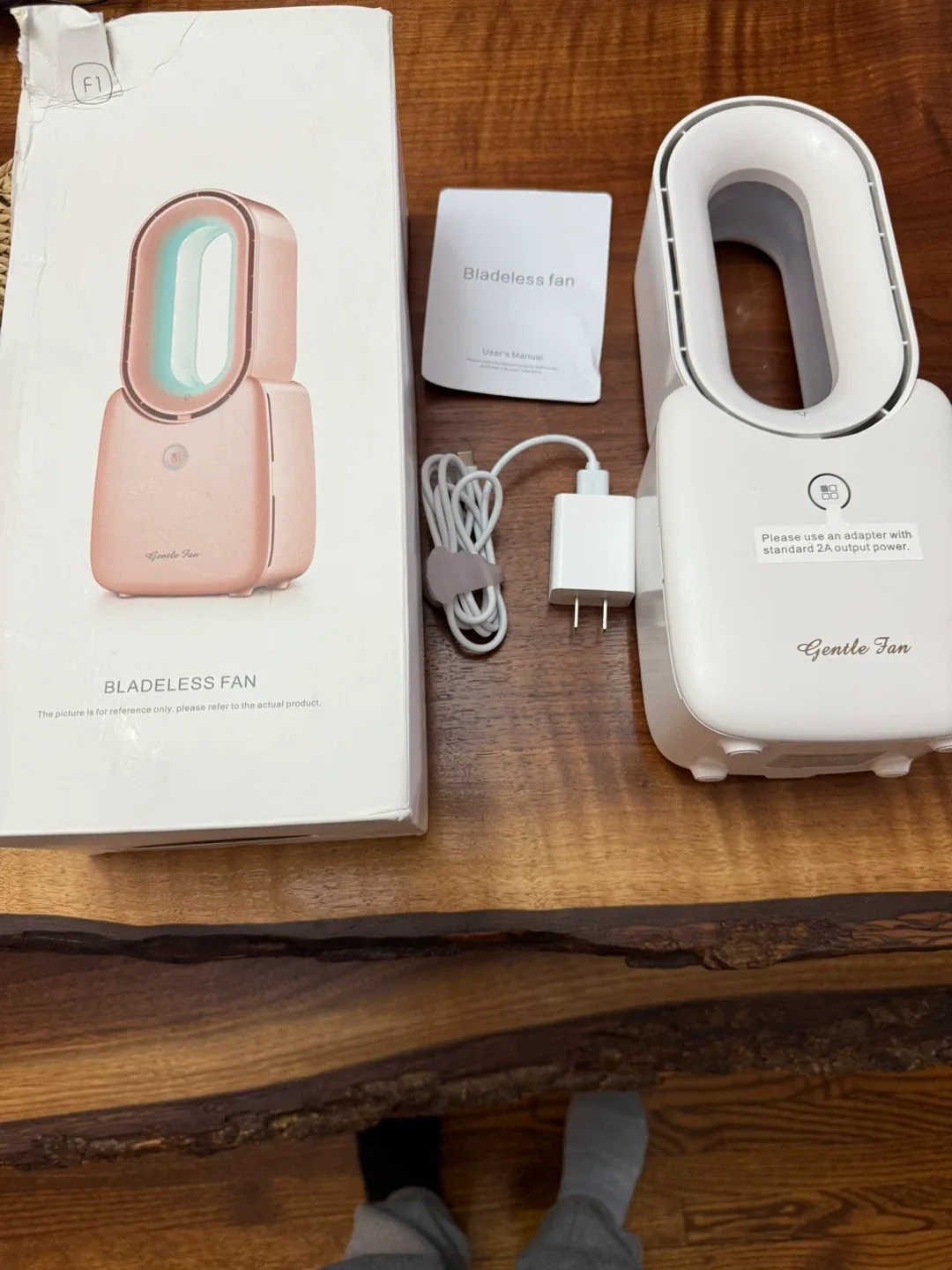 Gentle Fan Bladeless Fan, Pink image indicator(4)