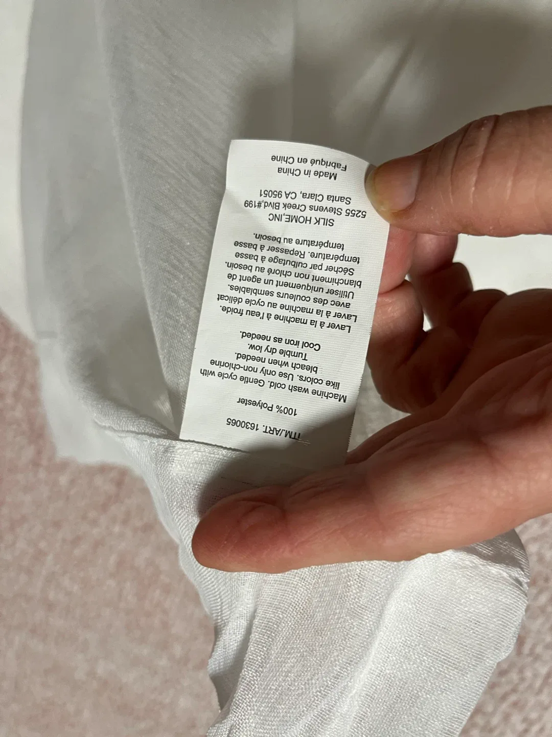 Silk Home Inc. White Sheer Curtain image indicator(4)