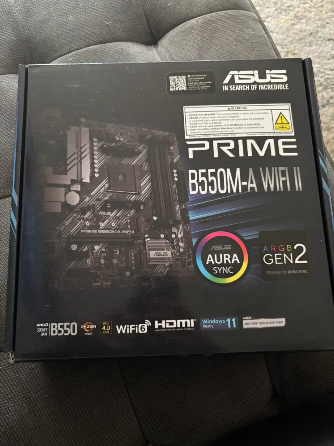ASUS PRIME B550M-A WIFI II Motherboard