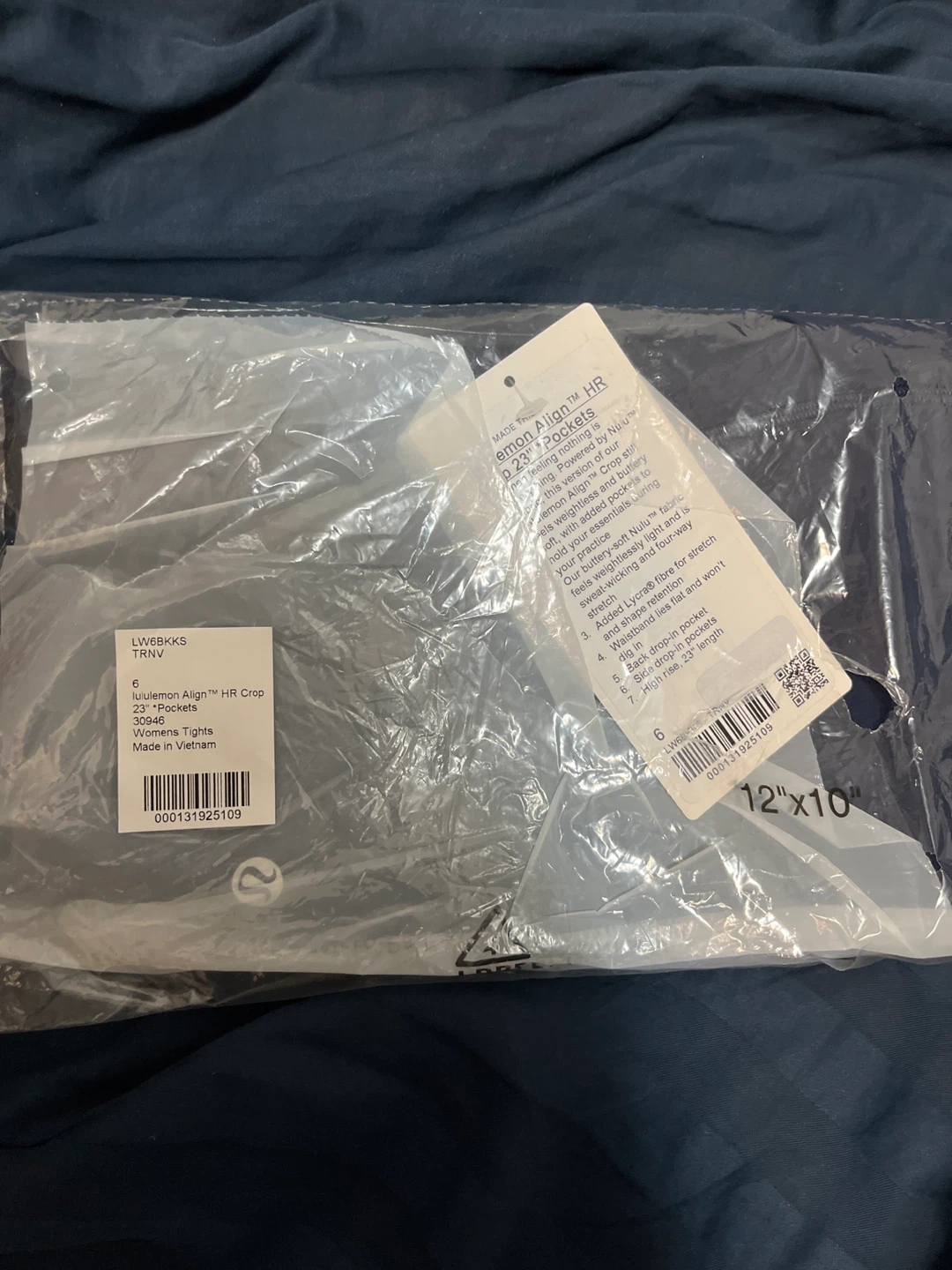 Lululemon Align HR Crop 23" Pockets - Size 6