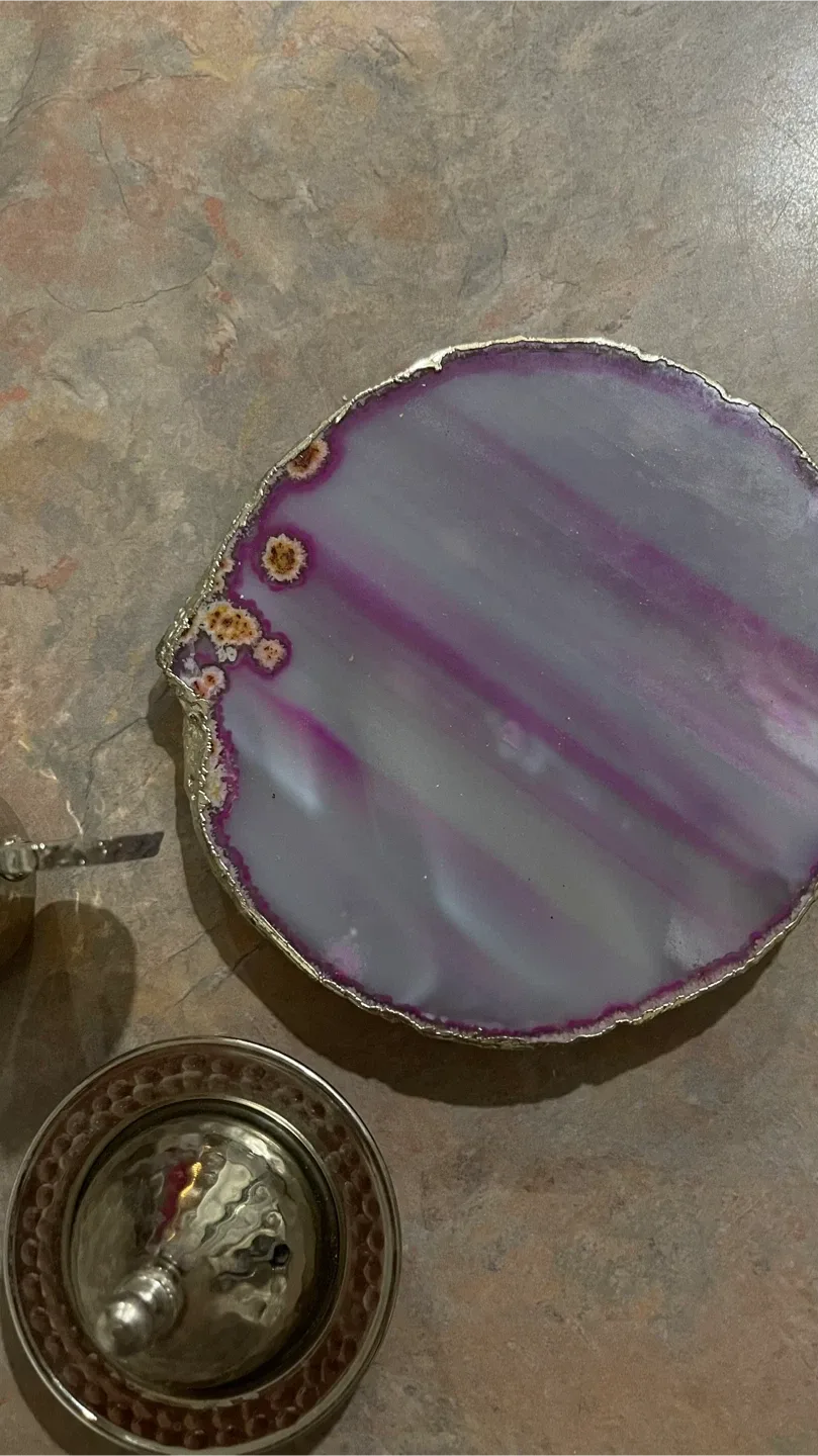 Agate Stone Coaster Set image indicator(3)