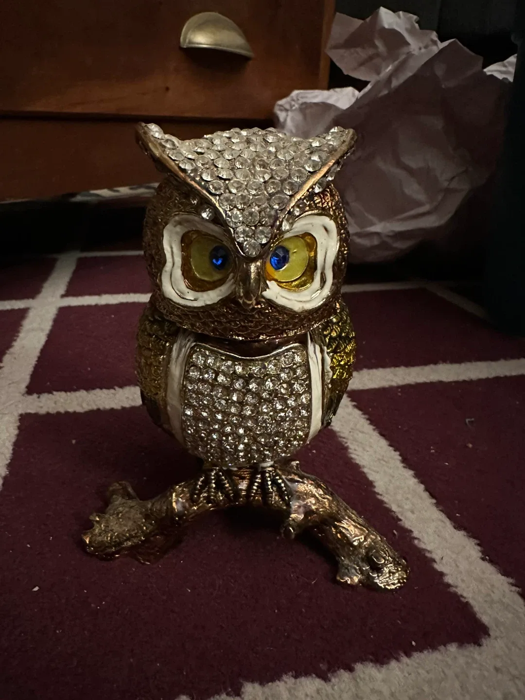 Owl Trinket Box