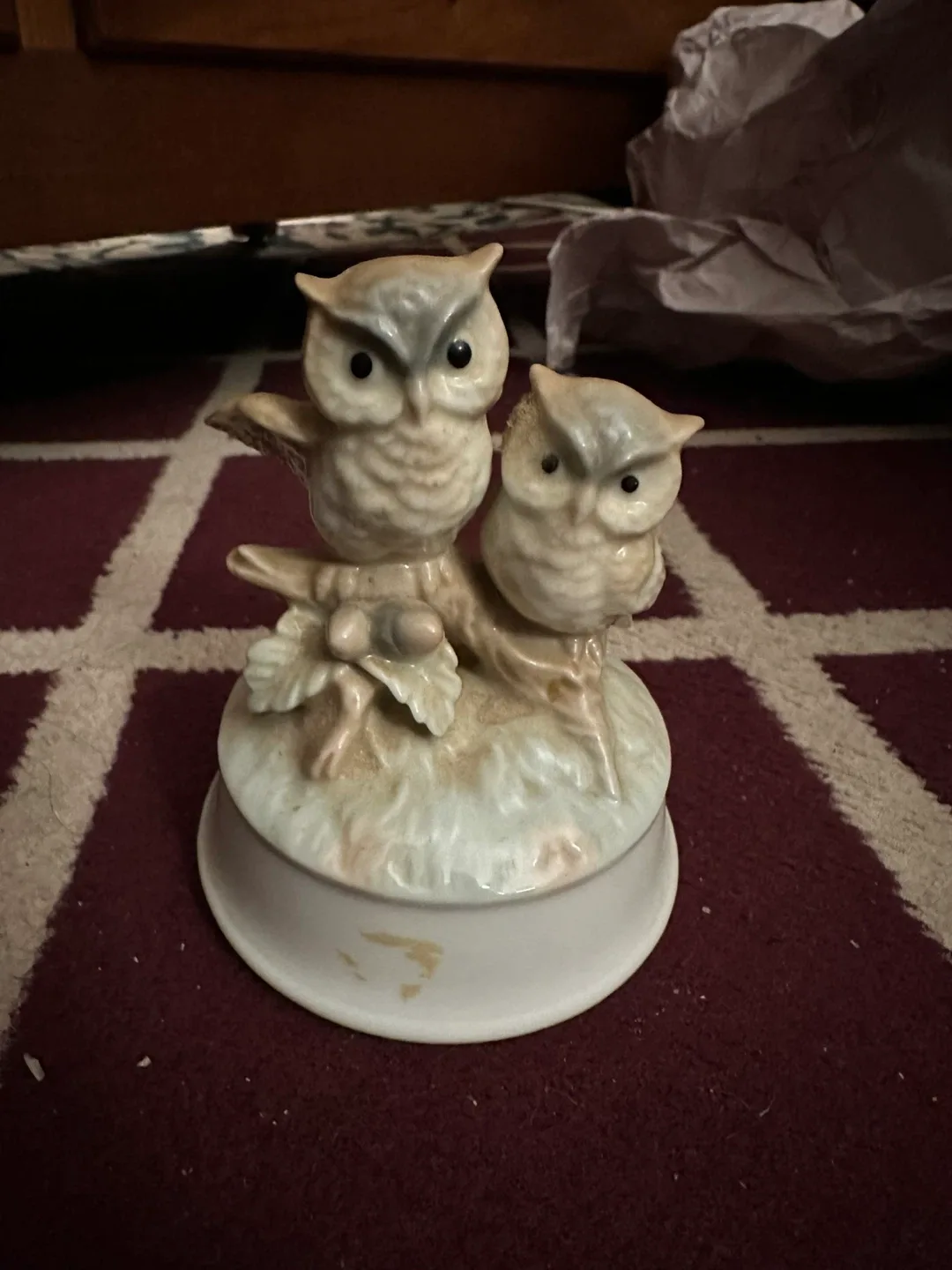 Vintage Owl Figurine
