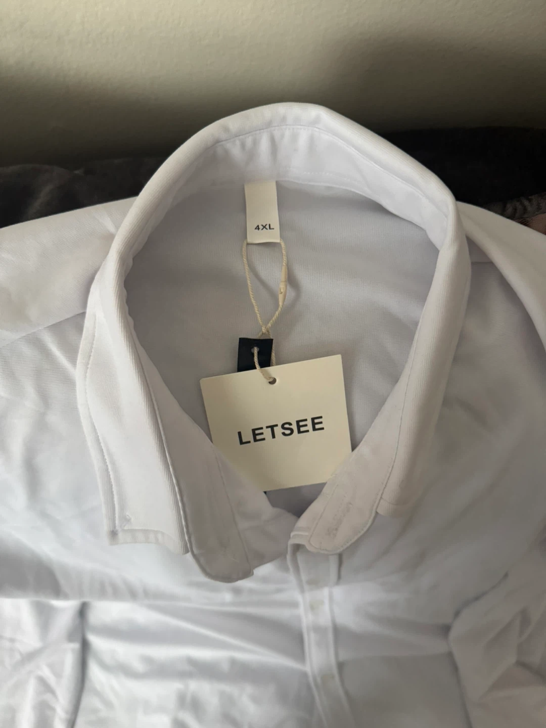 LETSEE White Shirt - Size 4XL - New!