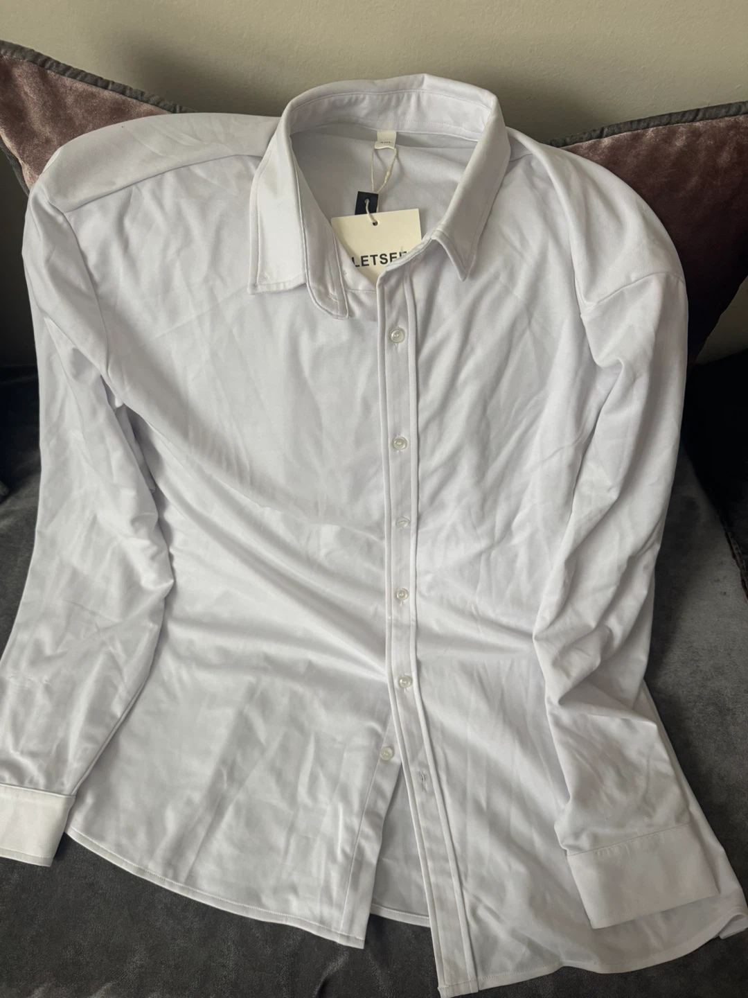 LETSEE White Shirt - Size 4XL - New! - photo 2