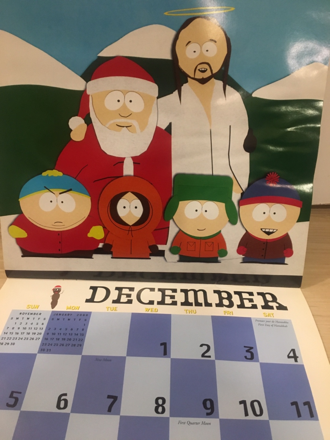 Vintage South Park 1999 Sixteen-Month Calendar - photo 4
