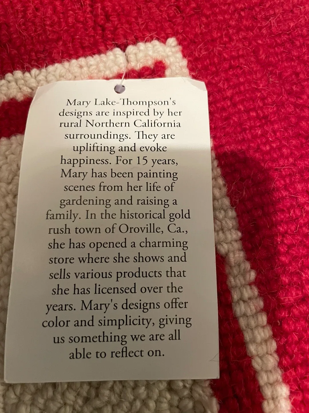 Mary Lake Thompson Christmas Tree Rug 34x47 image indicator(4)