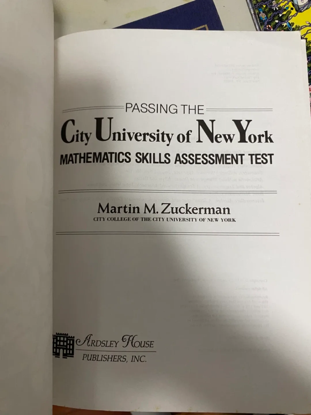 City University of New York Mathematics Assessment Test image indicator(2)
