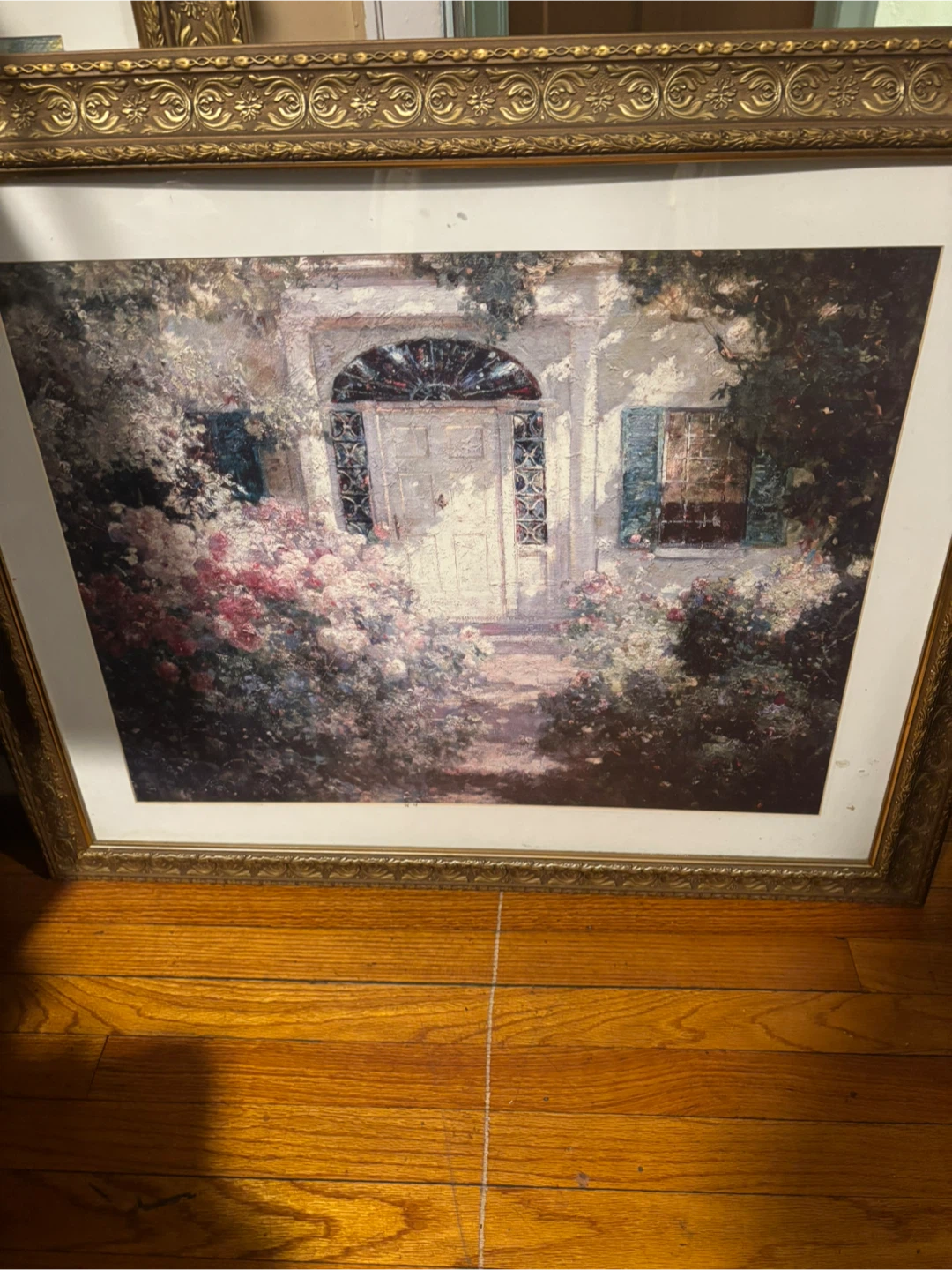 Framed Floral Cottage Print
