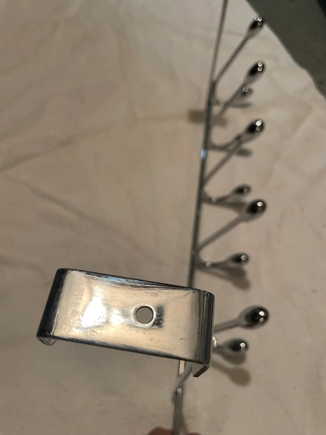 Chrome Over-the-Door Hook Rack - photo 4