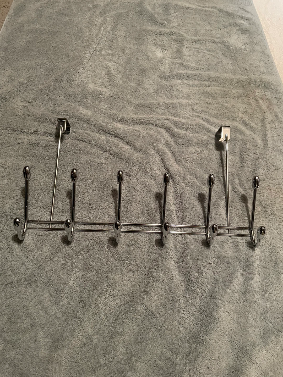 Chrome Over-the-Door Hook Rack - photo 2