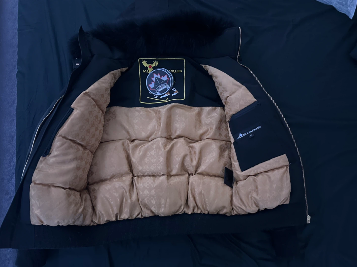 Moose Knuckles Gold Edition Bomber Jacket (Rep tag doesn’t scan) - photo 2