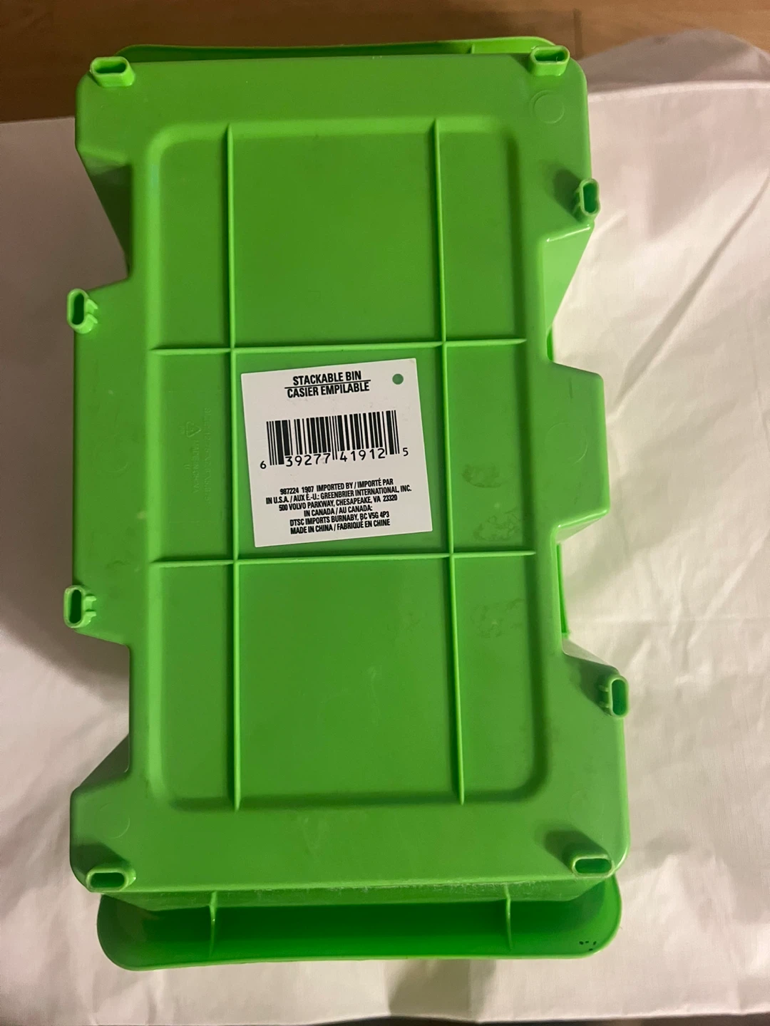 Green Stackable Bins - photo 3