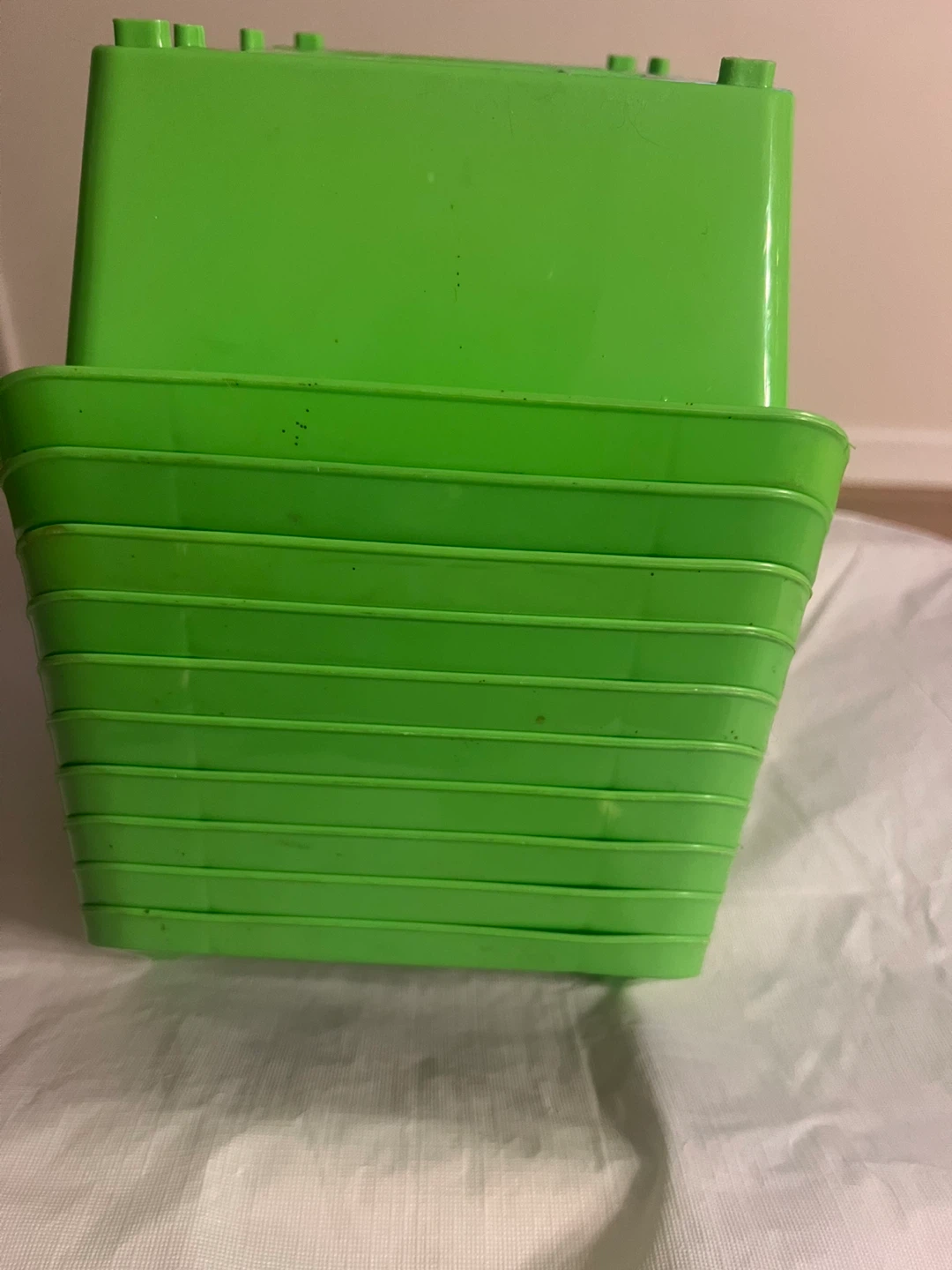 Green Stackable Bins - photo 2