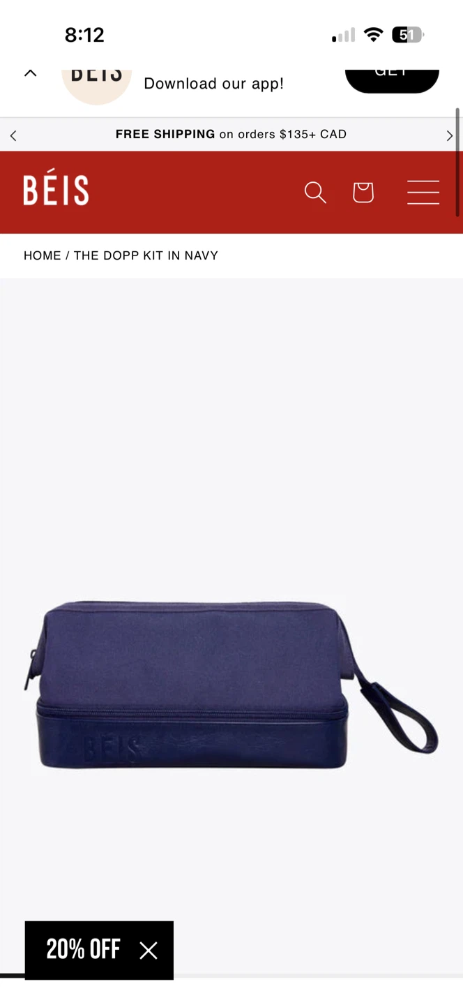BÉIS Weekender Bag and Matching Toiletry Bag - photo 3