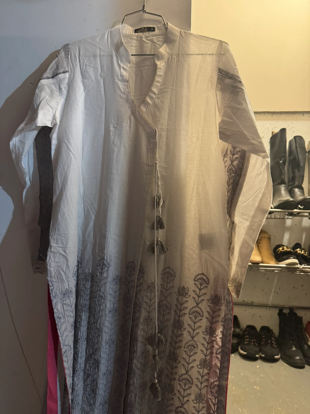 Olmroh White Kurti - Size L