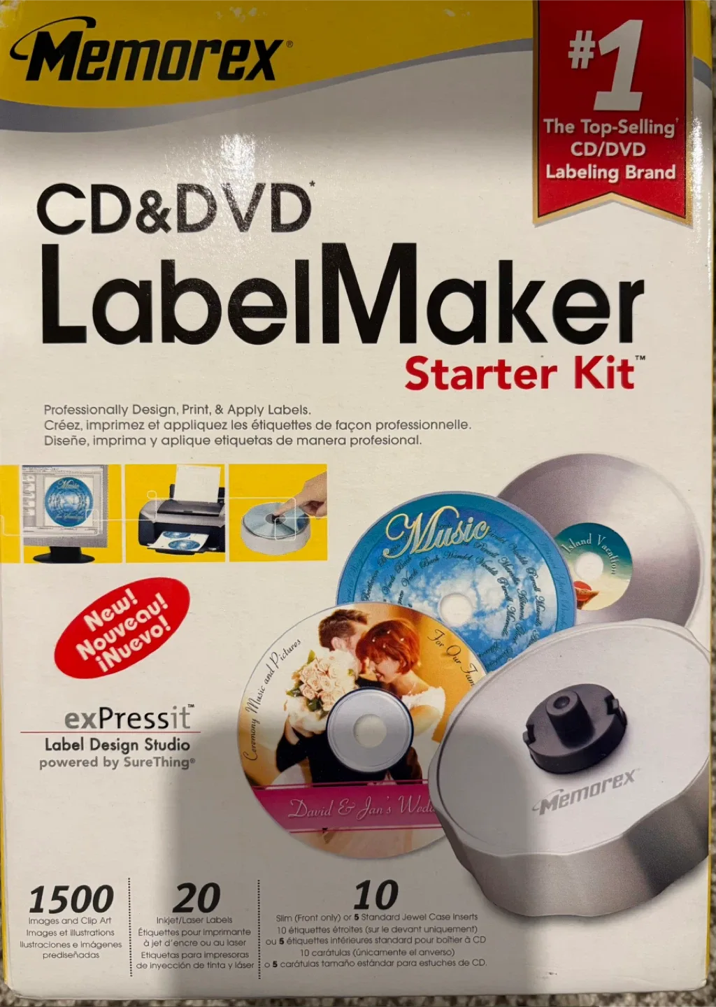 New Memorex CD & DVD Label Maker