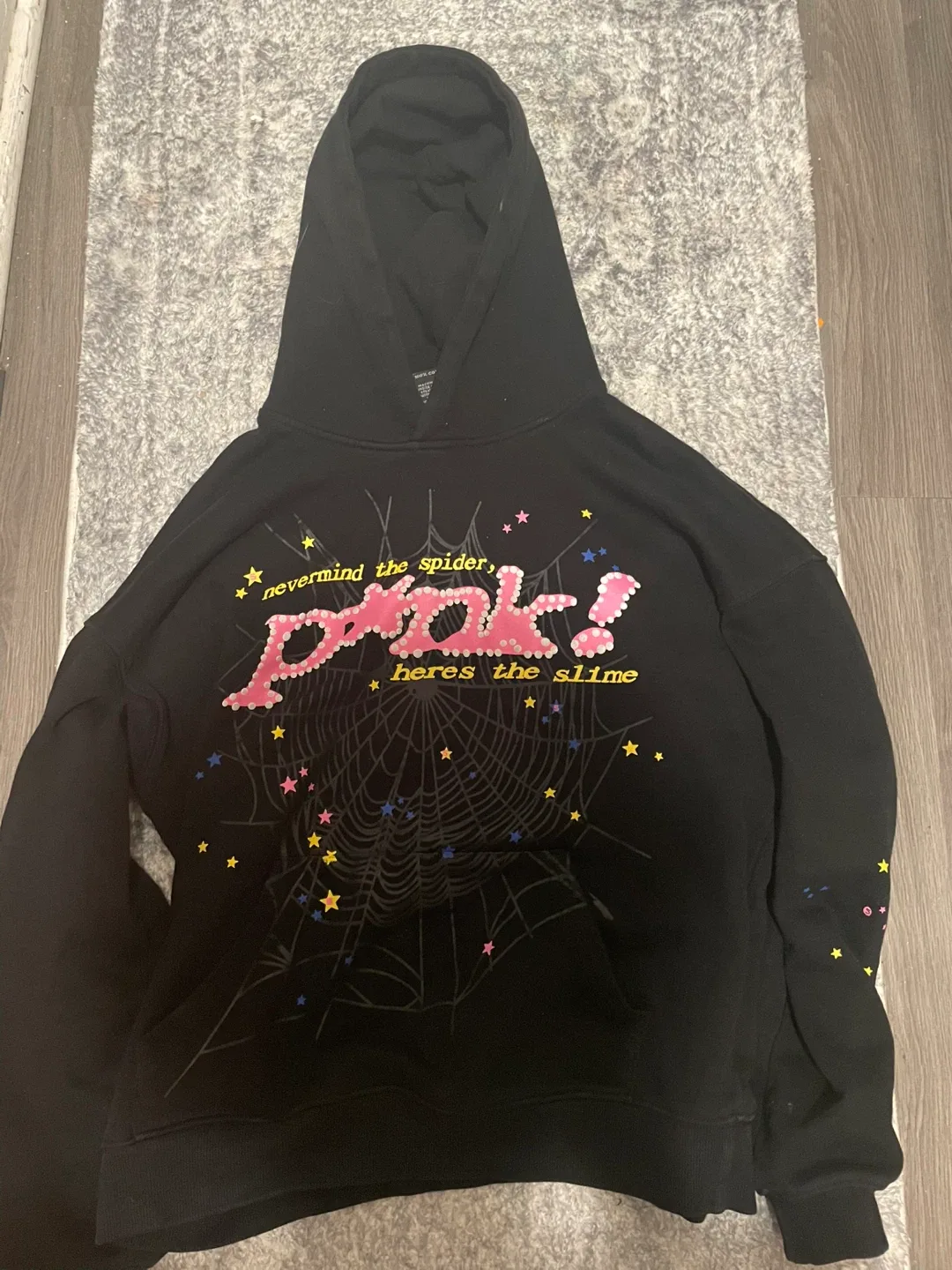 Punk! Black and pink sp5der Hoodie